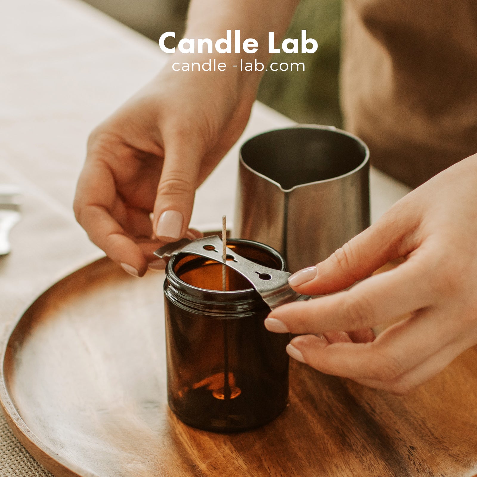 Methods used for centering wicks - General Candle Making
