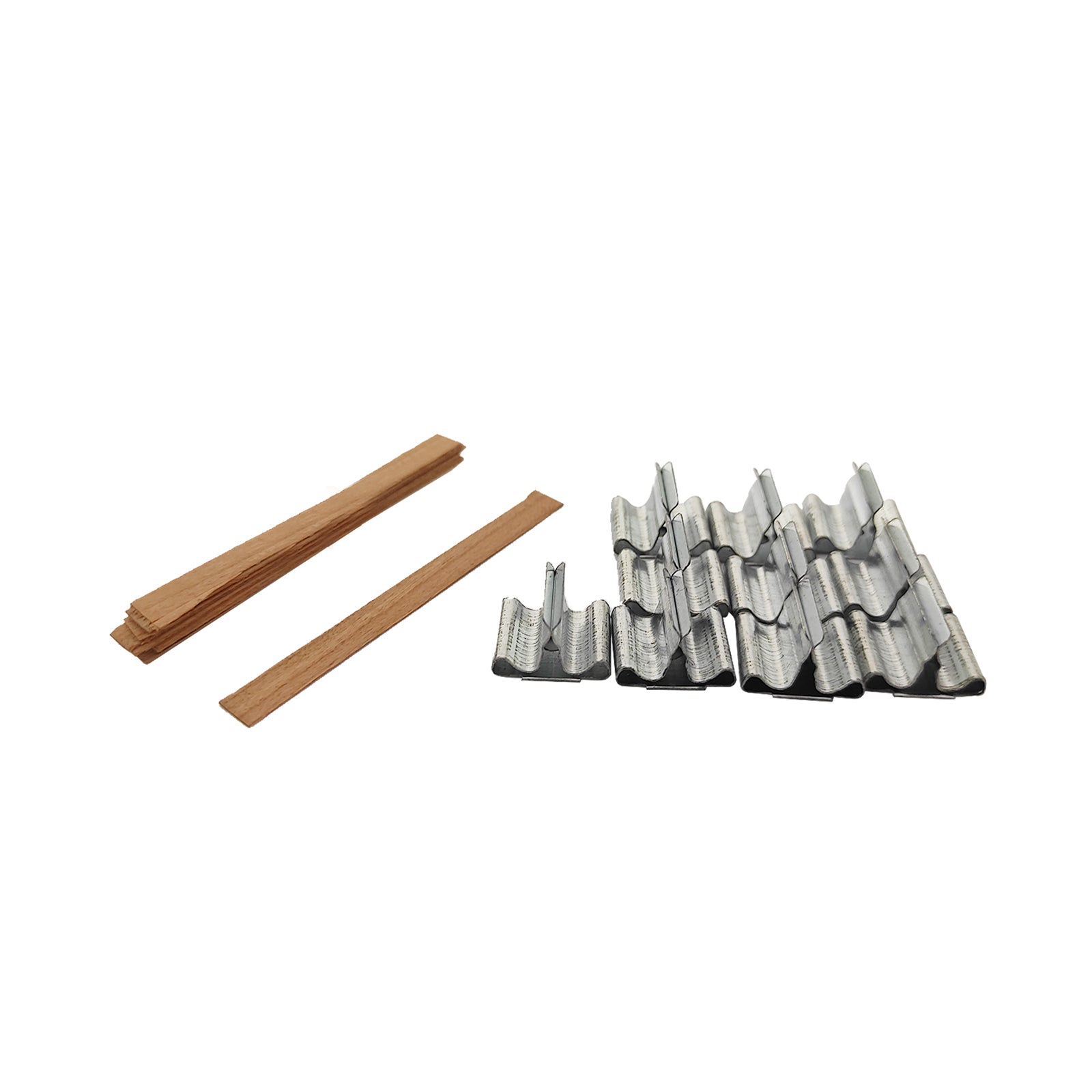 Wooden Candle Wicks Iron Stand Candle Cores