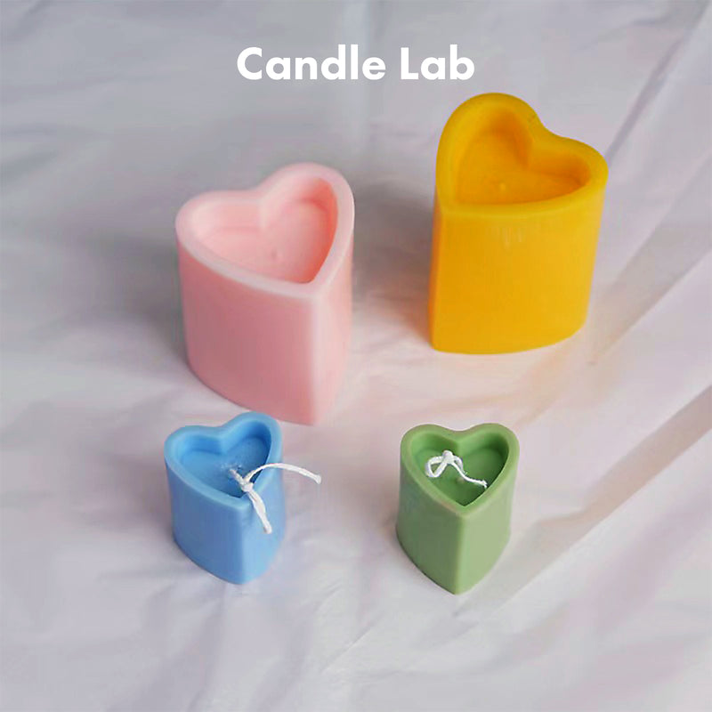heart candle mold