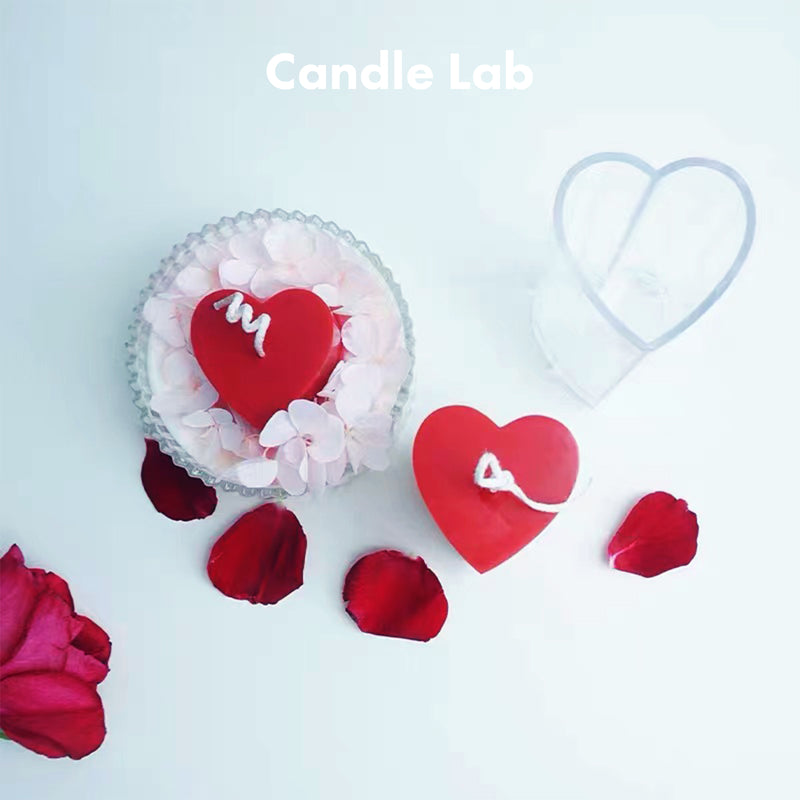 Valentine's Day Heart Shape Silicone Scented Candle Soap Mold