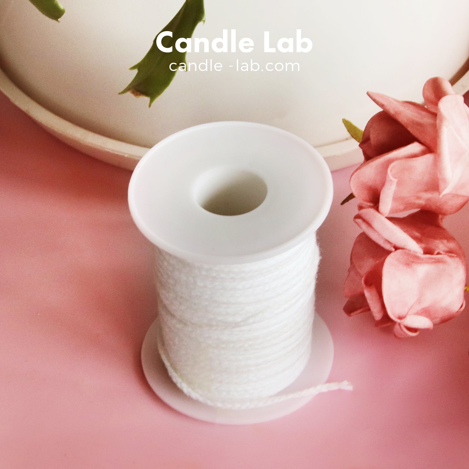 Cotton Candle Wick Wix Spool 200 ft Braided Candle Thread Wick Roll 35 Ply  Woven Candle Wicks for Candle Making in Max Dia 3.5 Inch Pillar, Candle Wick  Only (No Metal Tabs) 35 Ply Wicks