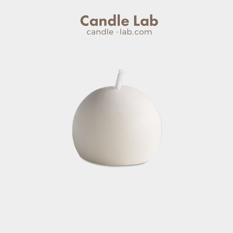 Ceralacca Spherical Red Wax Candle, Diameter 8 Cm | Online Sales On